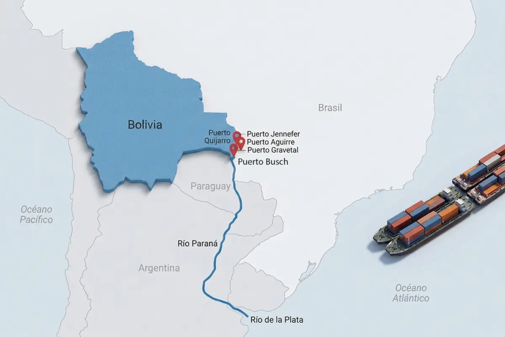 Bolivia gira hacia el Atlántico: el despertar estratégico de una nación sin litoral